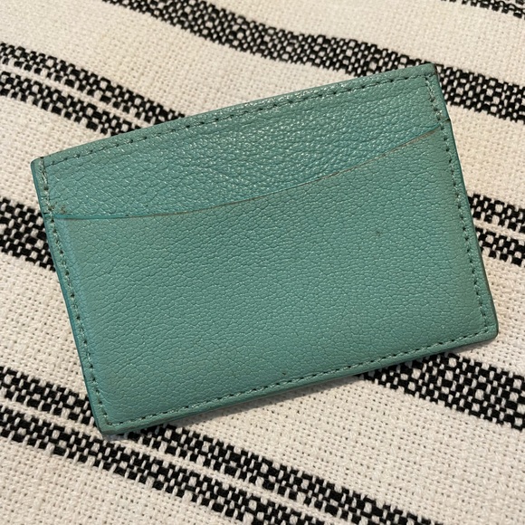 Tiffany brand “Tiffany blue” leather card case - 2.75” x 4” - Picture 2 of 8